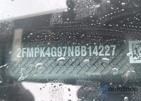 2022 Ford Edge Se из США, поврежденный, VIN 2FMPK4G97NBB14227